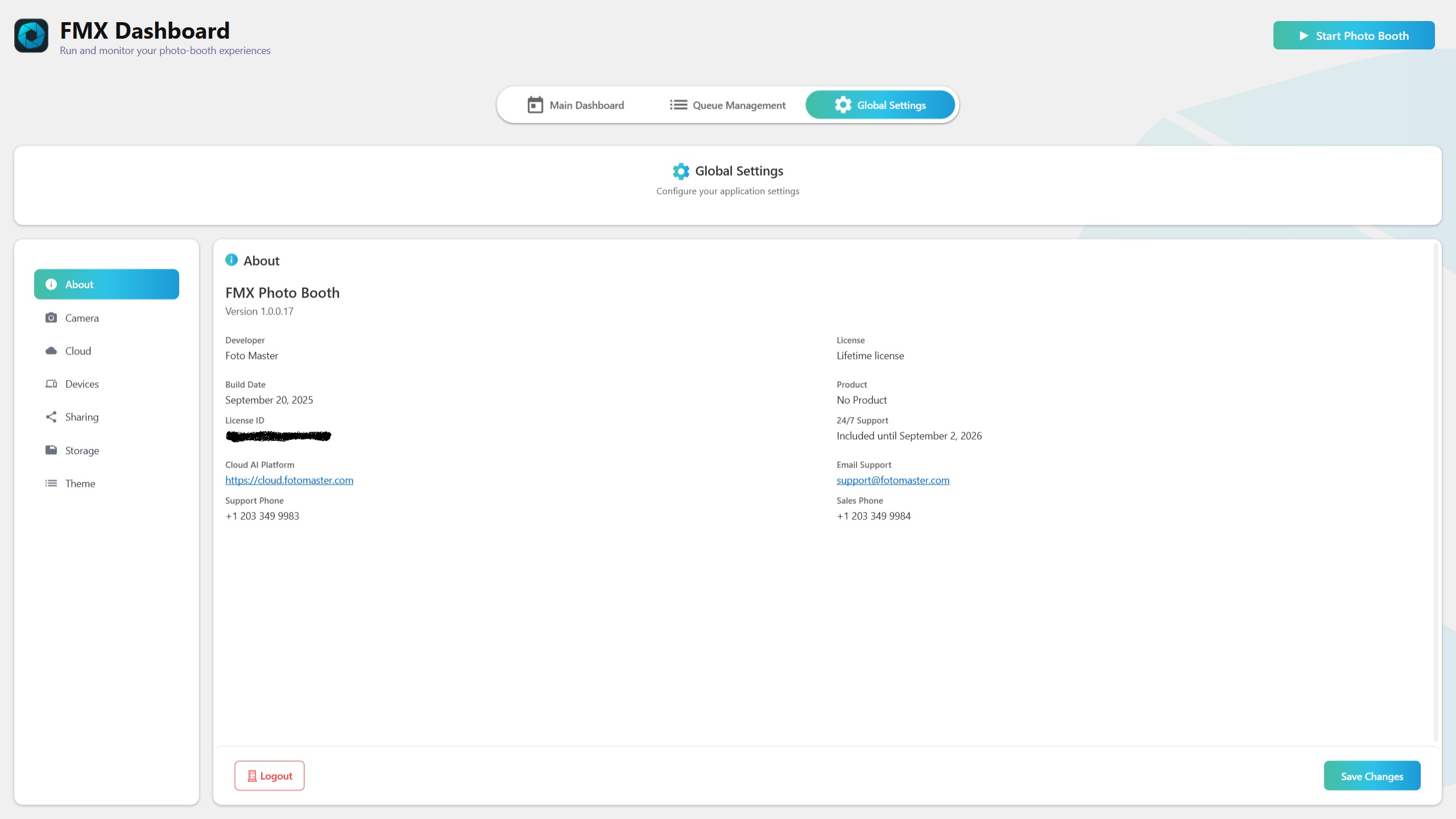 About Tab